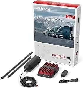 Weboost Drive Reach OTR - Cell Phone Signal Booster For Trucks And Suvs - Boosts 5G & 4G LTE For All U.S. Carriers - Verizon, AT&T, T-Mobile & More - Made In The U.S. - FCC Approved (Model 477154)