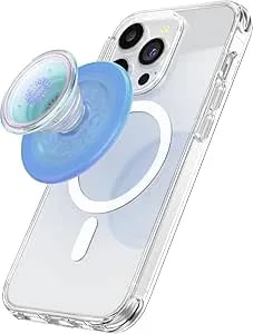 Popsockets Phone Grip For Magsafe, Magnetic Holder, Phone Stand, Blue - Opalescent Blue