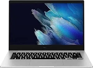 Samsung Galaxy Book Go Laptop Pc Computer Qualcomm 7c Pro 4gb Memory 128gb Eufs Storage 18-Hour Battery Compact Light Shockproof Wfh Ready Wifi 5, Silver