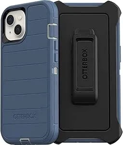 Otterbox Defender Series Screenless Edition Case For Iphone 13 (Only) - Holster Clip Included - Microbial Defense Protection - Retail Packaging - Fort Blue