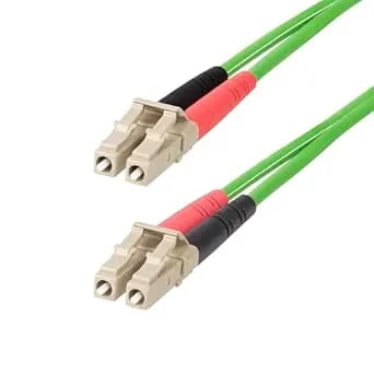 Startech.Com 15m (49.2ft) LC To LC (UPC) OM5 Multimode Fiber Optic Cable, 50/125 Duplex, 40G/100G, LSZH Fiber Jumper Cord