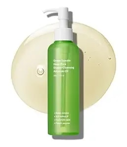 Sungboon Editor Green Tomato Double Cleansing Ampoule Oil - Makeup Remover, Blackhead Removal - Exfoliating Face Wash For Women - Pore Minimizer For Face - Korean Skin Care - 6.76 Oz. (200g)
