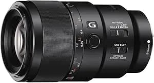 Sony sel90m28g Fe 90mm F/2.8-22 Macro G Oss Lens For Mirrorless Cameras (Renewed)