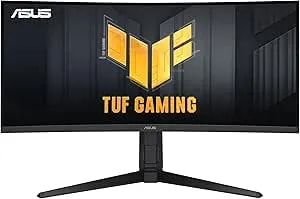 Asus vg34vql1b Tuf 34 Inch Curved Gaming Monitor - Wqhd (3440x1440), 165hz, 1ms, Extreme Low Motion Blur, Freesync Premium, Eye Care, Height Adjustable, Displayhdr 400, Displayport, Hdmi, Usb