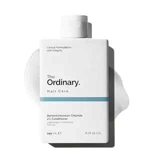 The Ordinary Behentrimonium Chloride 2% Conditioner, Lightweight Fragrance-Free Conditioner For All Hair Types, 8.1 Fl Oz