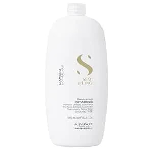 Alfaparf Milano Semi Di Lino Diamond Shine Illuminating Sulfate Free Shampoo - Adds Gloss And Shine - Paraben And Paraffin Free - Safe On Color Treated Hair - Professional Salon Quality