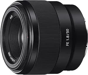 Sony - FE 50mm F1.8 Standard Lens (SEL50F18F/2), Black