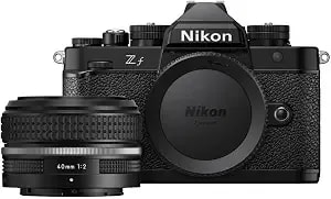 Nikon Z F With Special Edition Prime Lens - Full-Frame Mirrorless Stills/Video Camera With Fast 40mm F/2 Lens - Nikon Usa Model - Special Edition Prime Full-Frame Mirrorless Stills Video