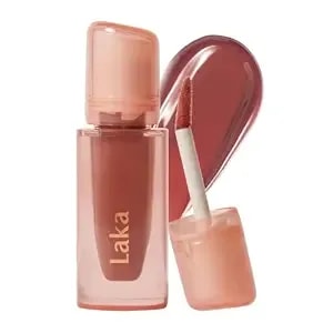 Laka Jelling Nude Gloss, 4.5g/0.15oz, Sheer Hydrating Lip Oil With No Stain, Non-Sticky, Nourishing Gloss For A Glowy Look, K-Beauty (#307 Cocoring)