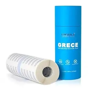 Tattoo Aftercare Bandage - 8in ×10yd Second Skin Tattoo Bandages Tattoo Cover Up Tape Waterproof Derm Shield Tattoo Wraps For Healing Tattoo Cover For Swimming Tattoo Protection Film For Shower