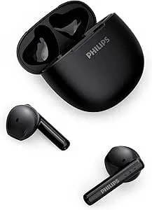 Philips tat1139 Wireless Earbuds,True Wireless Headphones,Powerful Bass With 13 Mm Driver,Clear Call With Ai Mic,26-Hour Battery Life,Fast Charging,Bluetooth v5.4,ipx4 Rating,Ergonomic Design,Black