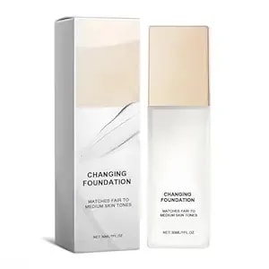 Color Changing Foundation For Mature Skin, Flawless Coverage, Lightweight Formula, Adapts To Skin Tone, Suitable For All Skin Types (1pcs)