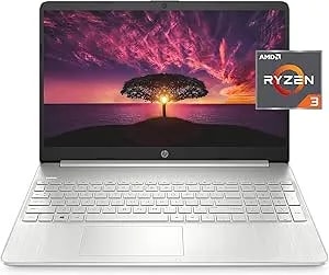 Hp 15 Laptop, Amd Ryzen 3 Processor, 8 Gb Ram, 256 Gb Ssd, 15.6” Full Hd Windows 10 Home In S Mode, Lightweight Computer With Webcam And Dual Mics, Work, Study, & Gaming (15-ef1050nr, 2021)
