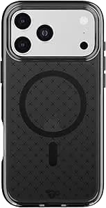 tech21 Evocheck Case For Iphone 17 Pro Max – Smokey/Black - Slim Protective Case - Impact Protection - Magsafe Compatible