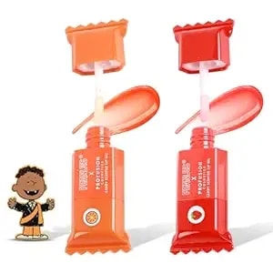 Profusion Cosmetics Peanuts Candy Crush Lip Oil Set – Nourishing, High-Shine Lip Tint Infused With Jojoba Oil & Vitamin E, Vegan & Cruelty-Free Makeup
