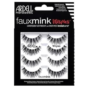 Ardell False Lashes Faux Mink Wispies Multipack, 1 Pk X 4 Pairs