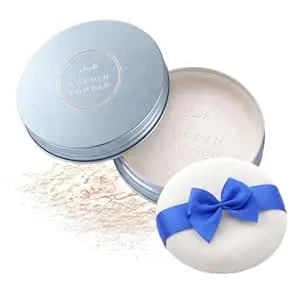 Club Suppin Translucent Setting Powder, Pressed Powder Foundation & Long-Lasting, Hydrating Face Powder, Makeup Setting Powder With Amino Acids & Shea Butter, 24h Overnight Japanese Skincare, White