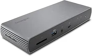 Kensington sd5780t Thunderbolt 4 Dual 4k Docking Station With Up To 100w Power Delivery & Sd Card Reader, Hdmi & Thunderbolt 4 Ports For Windows And Macbooks (k33040na)