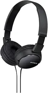 Sony Zx Series Wired On-Ear Headphones, Black Mdr-zx110