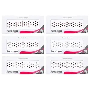 Bindi Pack Of 6 Crystal Designer Jewel For Forehead Face Tikka Multicolored Bindiya Stickers Adhesive Stone Indian Traditional Mothers Day Mom Gifts Bindi Tattoos For Women Girls Return Gift