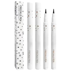 Freckle Pen Lifelike Natural Freckle Makeup 2pcs Long Lasting Waterproof & Smudge Proof Freckle Faux Looking Freckle Pencils - Natural Coffee*2