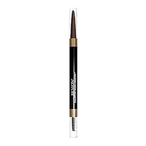 Revlon Colorstay Brow Creator, 2-In-1 Precise Eyebrow Pencil & Powder With Spoolie Brush, Waterproof & Long Lasting, 610 Dark Brown, 0.003 Oz