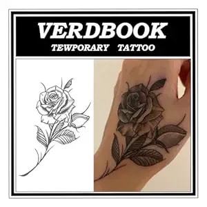 Waterproof Temporary Tattoos: 2-Sheet Tattoo Kit With Realistic Body Stickers, Semi-Permanent Tattoos For Adults Lasting 7-15 Days – Safe For Men & Women, Majestic Thorn
