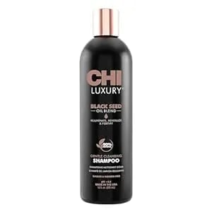 Chi Luxury Black Seed Oil Gentle Cleansing Shampoo, Adds Hair Volume & Body, Strengthens & Removes Impurities, Sulfate, Paraben, & Cruelty-Free, 12 Oz