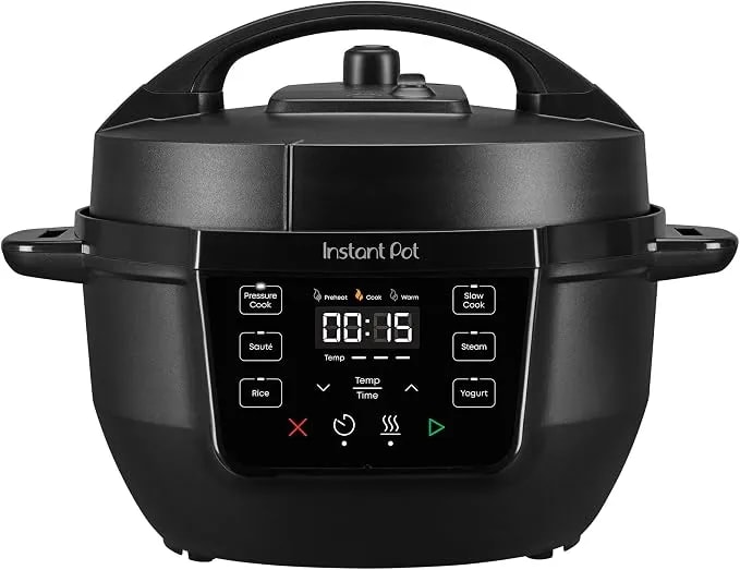 Instant Pot 4qt Rio Mini 7-In-1 Multi-Cooker, Pressure Cooker, Slow Cook, Sauté, Steam, Rice Maker, Yogurt, & Warmer, Black, 4 Quarts