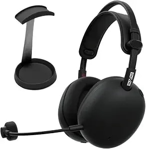 Sony Inzone h9 Ii Wireless Noise-Canceling Gaming Headset (Black) Bundle - Aluminum Headphone Stand, Unrivalled Clarity, Noise-Canceling, Superior Sound Inside, Fnatic Eq Presets, (2 Items)