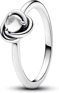 Pandora Clear Eternity Circle Ring 192993c04-56