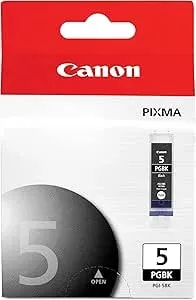 Canon Pgi-5 Genuine Black Ink Tank, Compatible With ip3500, ip3300, mp970, mp960, mp950, mp800r, mp830, mp810, mp800, mp500, mx850, mx700, mp610, mp600, mp530, mp520, And mp510 Printers