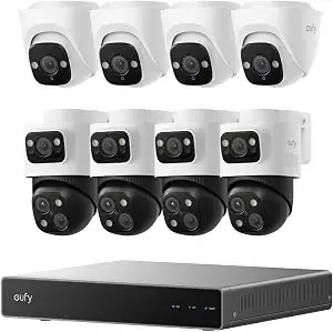 Eufy 4k Nvr Security Camera System s4 Max & Poe Turret Security Camera e41 (Bundle)