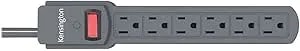 Kensington Guardian 6 Outlet & 4-Foot Cord Standard Power Strip (k38214na)