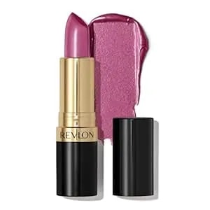 Revlon Super Lustrous Lipstick, Creamy Formula For Soft, Fuller-Looking Lips, Moisturized Feel, Iced Amethyst (625), 0.15 Oz
