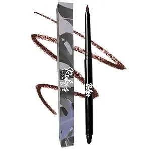 Ruby'S Organics Kohl Eyeliner Smoked Brown - 3 In 1 Brow Filler + Kajal + Eyeliner - With In-Built Smudger, Extra Smooth - Organic Eye Makeup, 0.35g Matte Finish