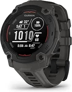 Garmin Instinct® E 45mm, Rugged Outdoor GPS Smartwatch, 24/7 Health Monitoring, Wrist-Based Heart Rate, Up To 16 Days Of Battery Life, Charcoal