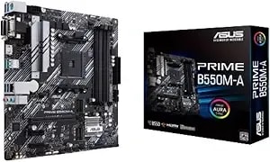 Asus Prime b550m-A Wifi Ii Amd Micro Atx Motherboard With Pcie 4.0, Wifi 6, Ecc Memory, Hdmi 2.1, Rgb Header
