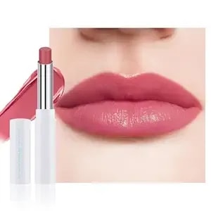 Mauve Nude Tinted Lip Balm, Hydrating Sheer Soft Matte Finish Lipstick For Women, Creamy Natural Color Lip Tint Balm Lightweight And Non-Greasy Lip Glow Long Lasting Waterproof For Dry Lips 11#
