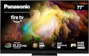 Panasonic z8 Series (2025) 77-Inch Oled 4k Ultra Hd Smart Fire Tv, Dolby Vision Iq, hdr10+ Adaptive, 144hz Refresh Rate, Hands-Free Alexa 77z8bap