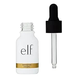 E.L.F. Skin Antioxidant Booster Drops, Lightweight Drops For Added Antioxidants, Infused With Vitamin C, Vitamin E & Snow Mushroom Extract