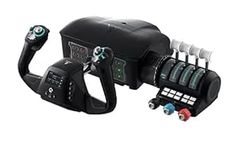 Turtle Beach Velocityone Flight Universal Control System - Xbox Series X & Xbox Series S, Xbox One & Windows 10 & 11 Pcs With Yoke Handle, Throttle Quadrant, Trim Wheel & Rudder Controls