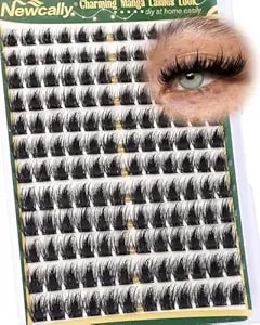 Manga Lash Clusters Wispy Anime Individuals Diy Lash Extension Volume Eyelash Clusters 10-18mm D-Curly Faux Mink Lashes Clusters By Newcally