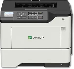 Lexmark ms621dn Monochrome Laser Printer For Office With Duplex 2-Sided Printing, Enhanced Security And Print Speed Up To 50 Ppm, 2.4 Inch Lcd Display (36s0400)