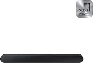 Samsung Soundbar, B-Series (Hw-b400f), 2.0ch With Built-In Woofer, Voice Enhance & Night Mode, Surround Sound Expansion, Adaptive Sound, Movie & Gaming