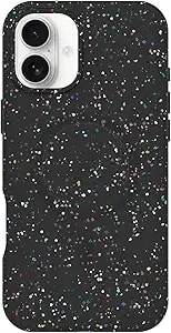 Otterbox Iphone 16 Plus Case – Symmetry Soft-Touch Series With Magsafe, Ultra-Slim, Enhanced Grip, Lanyard-Compatible, Raised Camera & Screen Edges – Non-Retail Packaging – Carnival Night (Black)