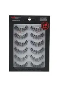 Red Cherry #523 False Eyelashes 100% Human Hair (Pack Of 6 Pairs)