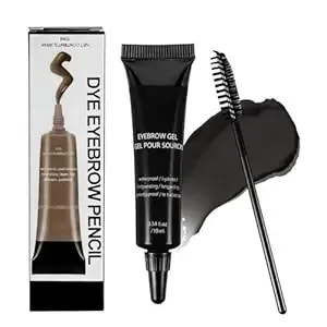 Eyebrow Tint, 2026 New Long-Lasting Waterproof Smudge-Proof Liquid Eyebrow Gel, Multifunctional Brow Definer For Salon Use (Black)