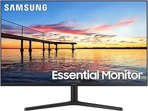 Samsung 32-Inch Flat Computer Monitor, 75Hz, Borderless Display, AMD Freesync, Game Mode, Advanced Eye Care, HDMI And Displayport, LS32B304NWNXGO, 2024