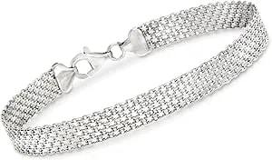 Ross-Simons Sterling Silver Bismark-Link Bracelet